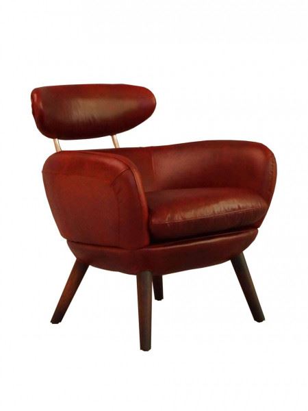 Swinford Designsessel Royal Rouge Vintage Leder Möbel